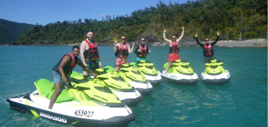 Speller Team on Jet ski's